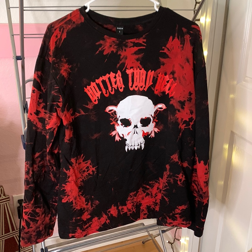 SHEIN Oversized Long Sleeve Top NWOT